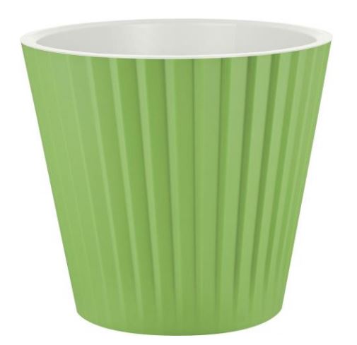 Горшок для цветов InGreen Sand  D190мм, 3,3л c дренажной вставкой Зеленая фисташка